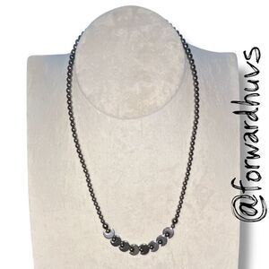 Bundle Sale 3 for $15 | Vintage Hematite Bead Necklace – 16” Length